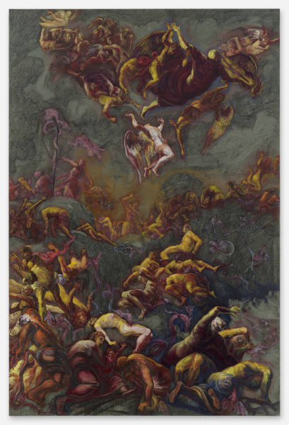 Fré Ilgen - Crawlin' King Snake 04, H300 x W200 cm, Oil on canvas, 2021